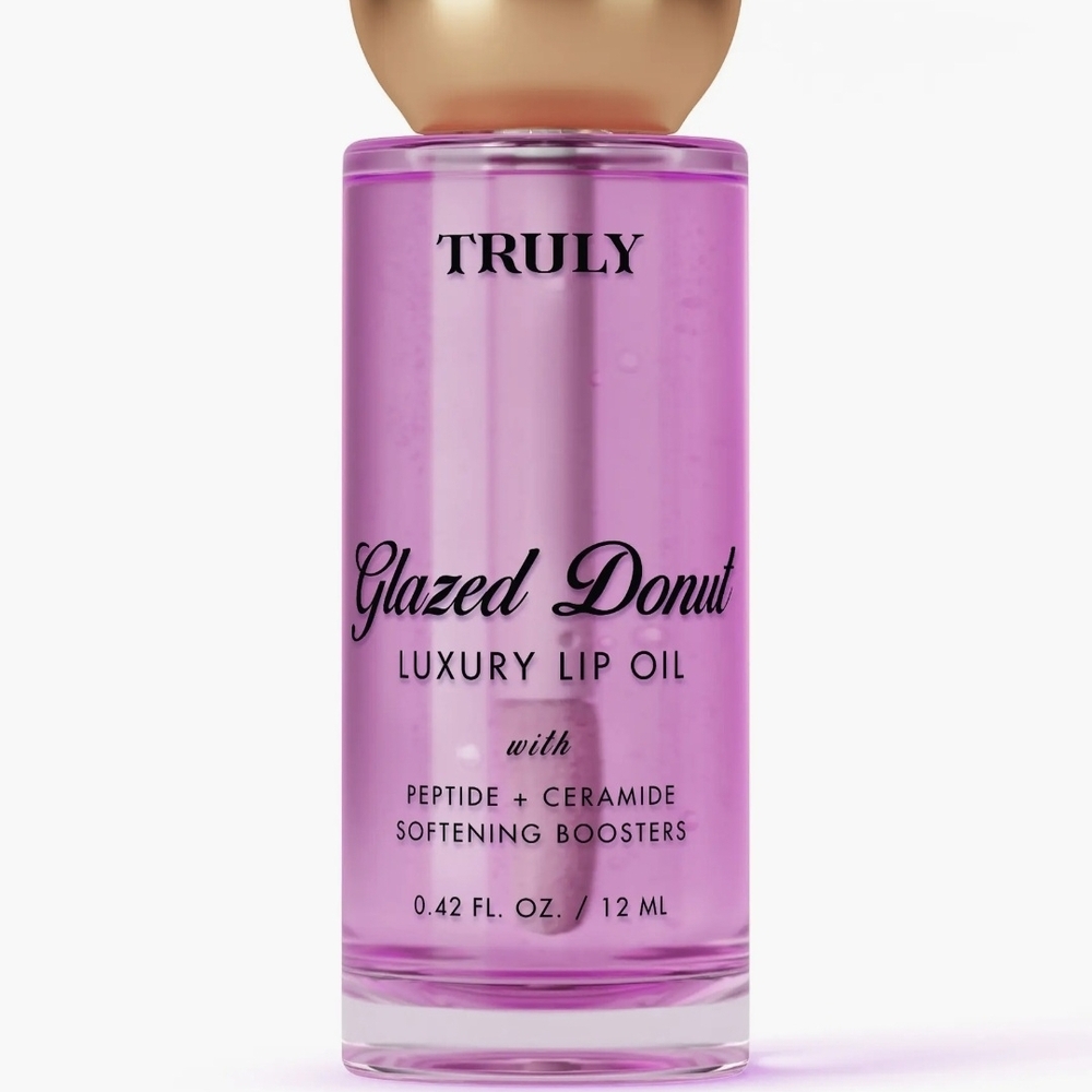 Truly Beauty Luxury Peptide Lip Oil Duo - Cherry Baby & Glazed Donut Sealed - Picture 16 of 16